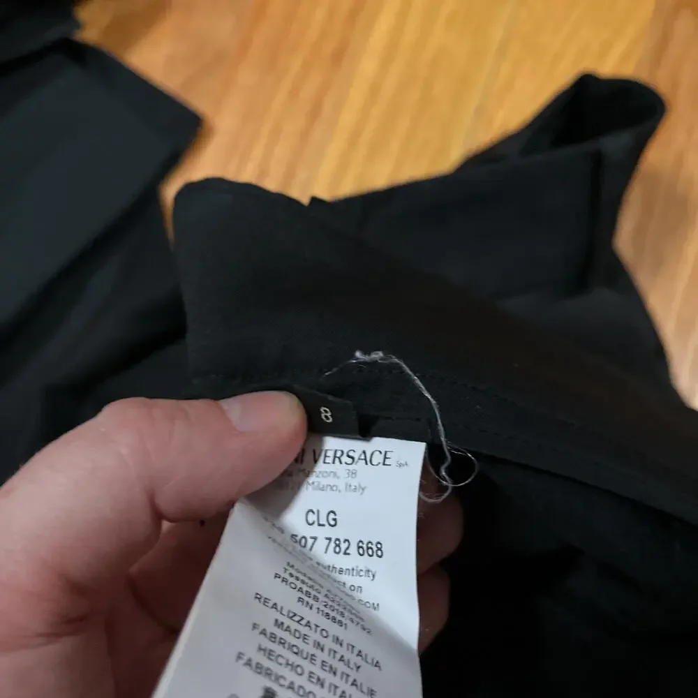 Versace employee uniform